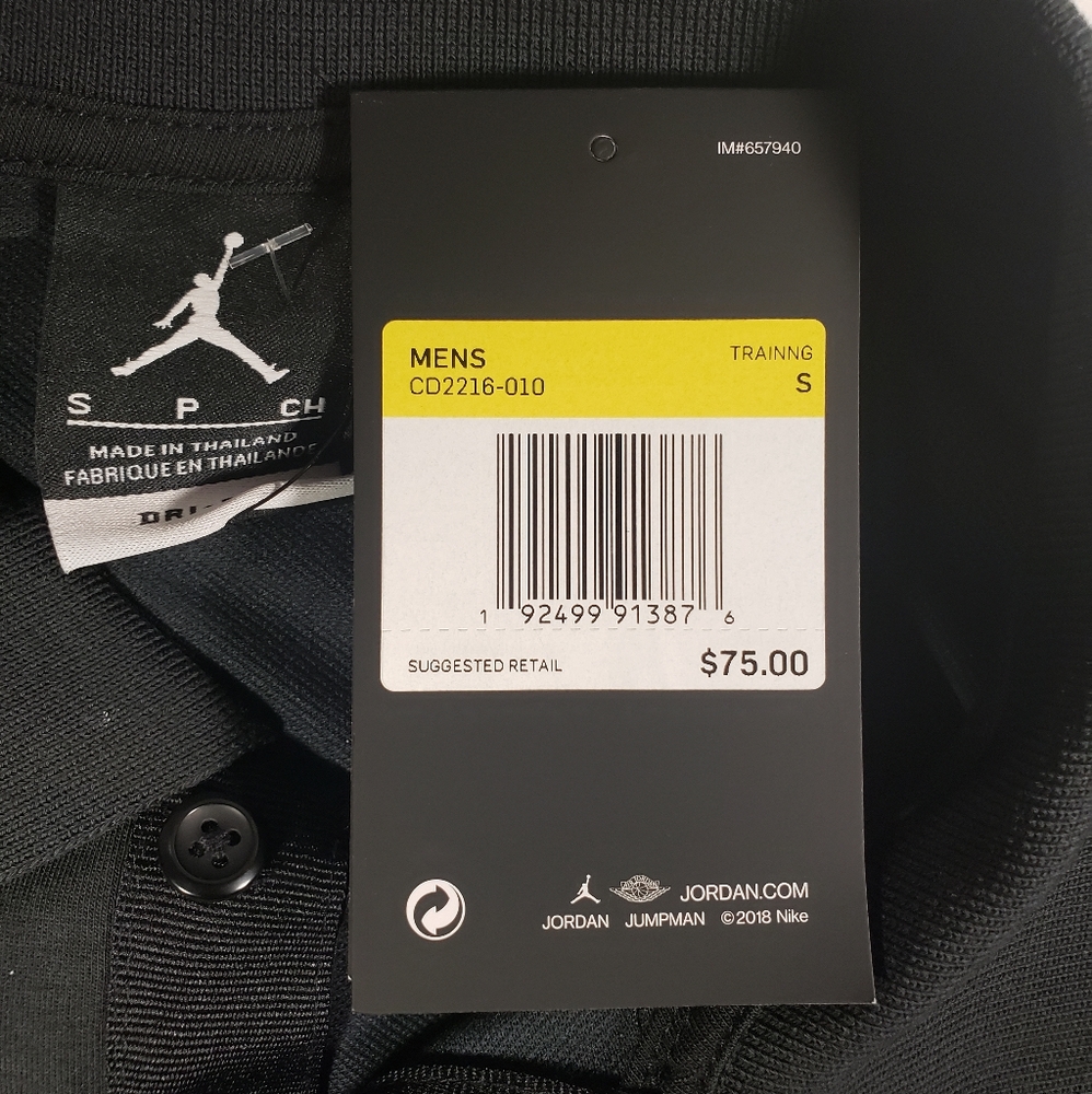 NWT Men's Jordan Active SS Polo Shirt - Picture 5 of 6